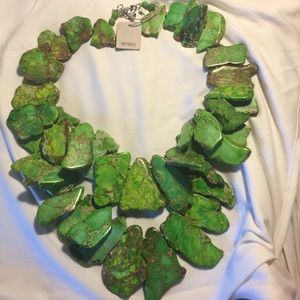 Chunky turquoise necklace